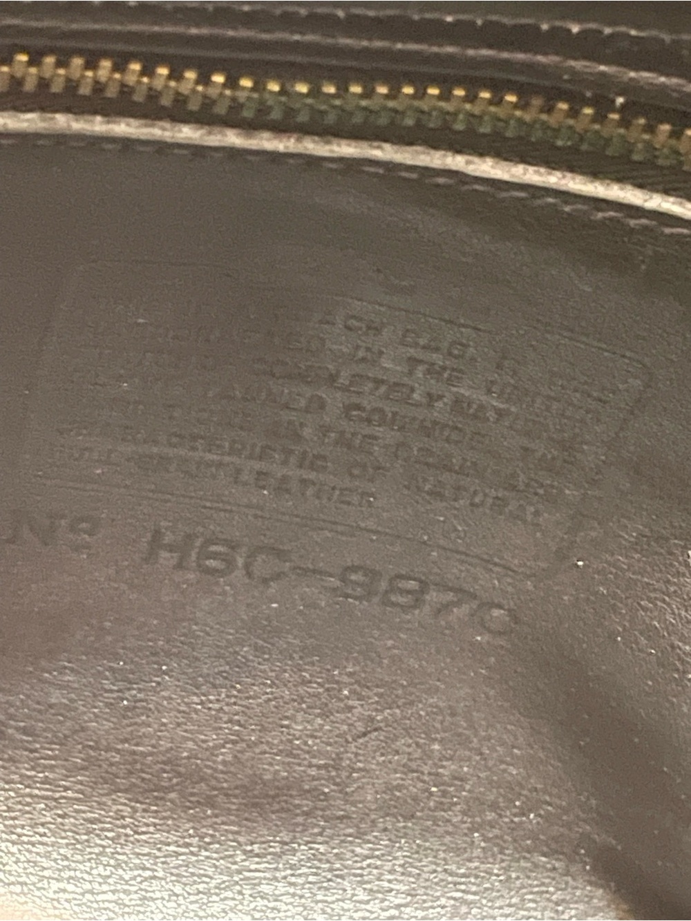 Vintage Coach Court Bag in Black - Picture 9 of 11